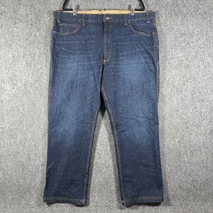 Duluth Trading Flex Ballroom Jeans Dark Wash Mens Size 44x30 #1948